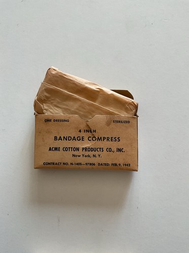 Rare ww2 compress - us, bandage