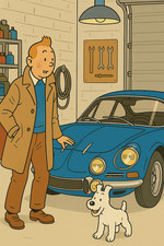 Tintin milou alpine - tintin,