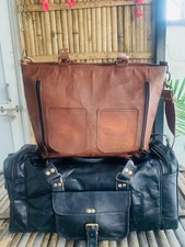 Cuir Vintage Sac Bandoulière Bohème Shopping Femme Family's Valise Gratuit