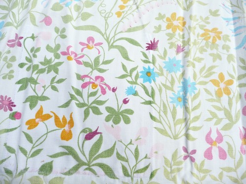 Tissu ancien vintage métis - tissu, en