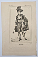 Gravure originale XIXe 