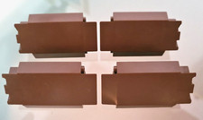 LEGO 4 Panneaux Marron 3x3x6
