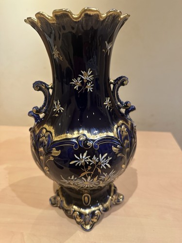 Ancien grand vase bleu - grand,