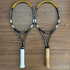 Pack de 2 raquettes de tennis Babolat Pure Storm Ltd poignée G3 noir jaune