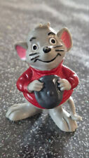 FIGURINE SOURIS BERNARD ET BIANCA DISNEY BULLYLAND  MADE IN GERMANY HAUTEUR 6 CM