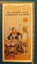 PASTILLES VALDA affiche GRELLET  publicité pharmacie pharmacy advert