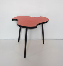 Table Basse fifties Formica Orange  des années 50's 60's  Vintage 1950 