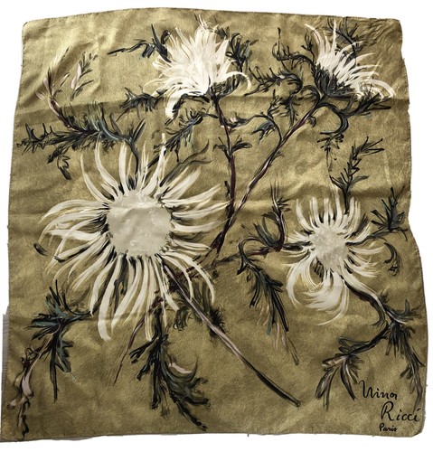 Foulard carré soie vintage - foulard/carré, de