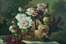 Tableau ancien bouquet de