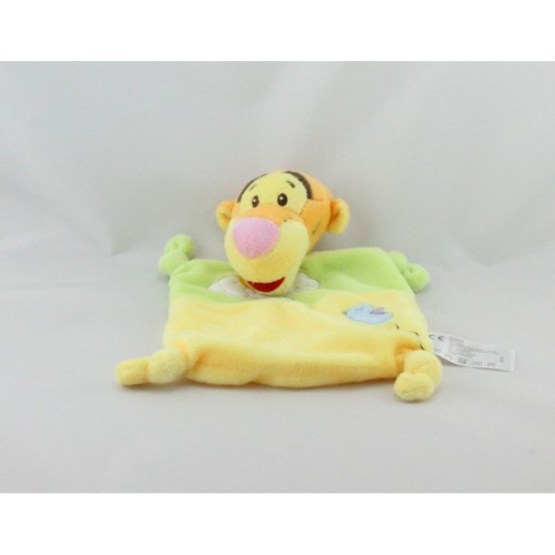 Doudou plat tigrou vert jaune