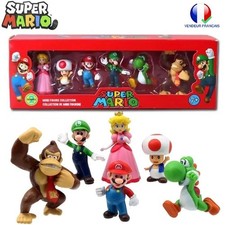 Figurines Super Mario Bros PVC Enfants Lot 6 Pièces Jouets Cadeau Anniversaire