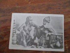 ancienne petite photo bédouine 5.5 x 9 cm cadeau années 40/50 cigarettes Algérie