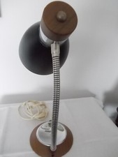 LAMPE VINTAGE DE BUREAU A POSER CHROME /METAL/ALU style BAUHAUS
