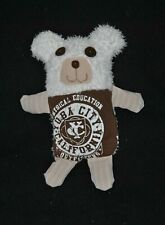 Peluche doudou ours Yuba City California Physical Education 22 cm BE