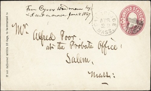 1867 cover shield - 1867.,