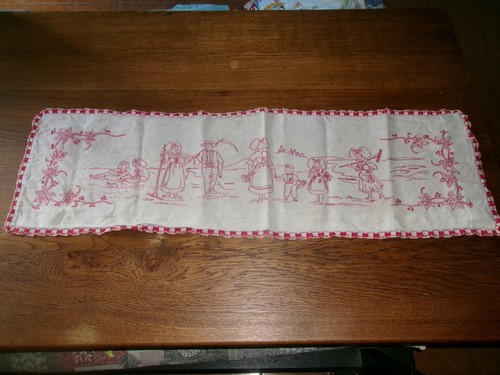 Ancien chemin table housse - de,