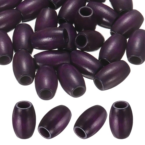 Pcs perles bois trou - 30,