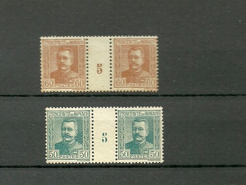 Monaco timbres 1925 millesime - monaco,