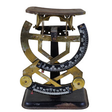 Ancien Pèse Lettre Balance Postale BILATERAL 1930/40 / French VTG Letter Scales