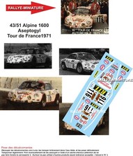 DECALS 1/24 REF 4351 ALPINE