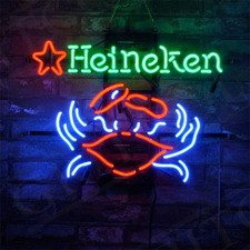 Heineken Beer Crab Neon Signs