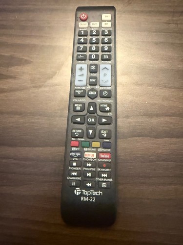 Toptech universal remote - toptech,