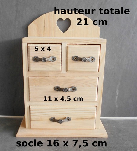 Petit meuble avec - avec, tiroirs