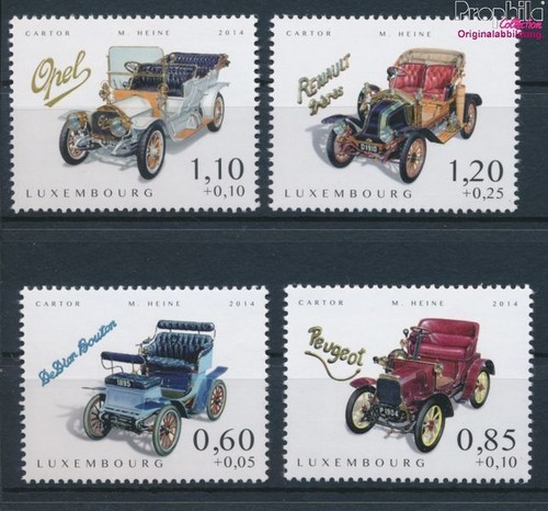 Timbres luxembourg 2014 - timbres, mi