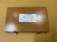 LIVE STEAM ENGINE OLD GAUGES RESTORATION 0 BA TO 10 BA SET ROBINET & DIE BOXED