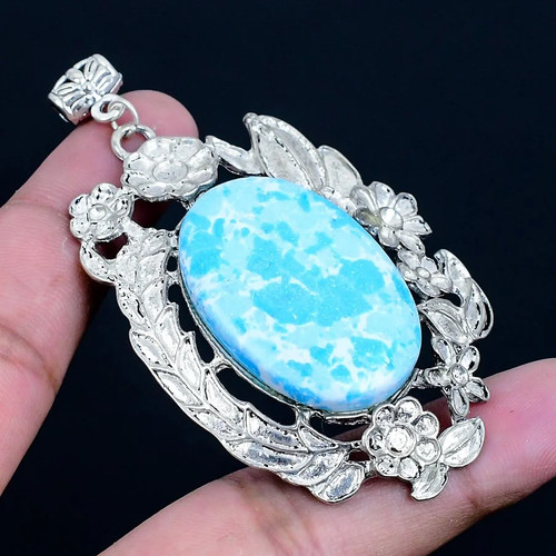 Larimar 925 silver plated - 925,