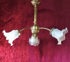 Lustre Ancien Tulipe Art