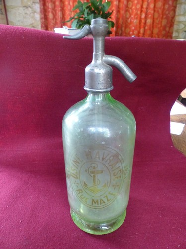 Ancien siphon bouteille eau - ancien,