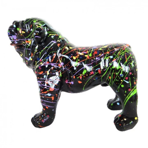 Statue résine chien - résine,