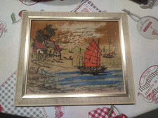 ancien tableau huile sur toile