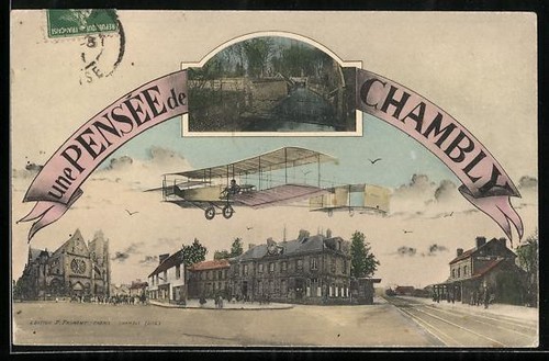 Cpa chambly une pensée - cpa,