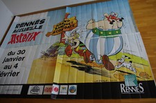 AFFICHE XXL ASTERIX . 3,10mx2,20m  Grand banquet a condate: objet collector