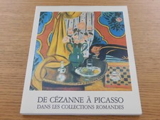 CATALOGUE tableaux ART de CEZANNE à PICASSO collection SUISSE ROMANDE bugnion 85