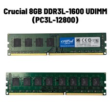 RAM Crucial 8 Go DDR3L-1600 UDIMM (PC3L-12800) 1,35V CL11 Non-ECC 240-Pin **PC