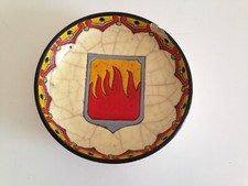 superbe CENDRIER EN  EMAUX DE