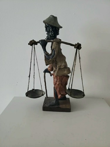 Sculpture bois papier - bois, et
