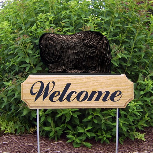Panneau bienvenue bois - de,