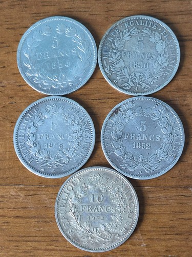 Lot monnaies argent - lot,