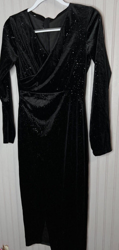 Womens gown black elegant - womens, m/l