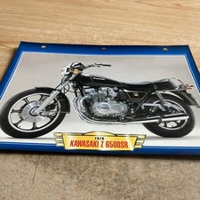 Kawasaki 650 SR Z650D 1979 fiche carte moto passion collection Atlas