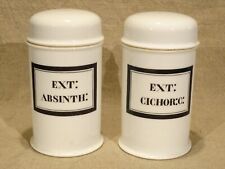 2 anciens pots à pharmacie