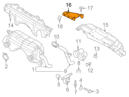 Audi bouclier thermique - bouclier,