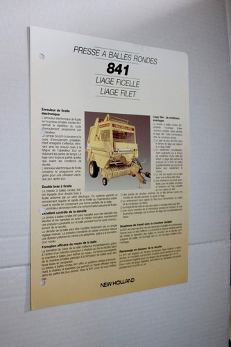 Prospectus tracteur presse new - prospectus,
