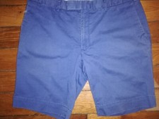 BERMUDA CHINO AUTHENTIQUE RALPH LAUREN TAILLE 34US ou 44FR  COULEUR BLEU