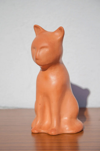 Terre cuite signé - , sculpture