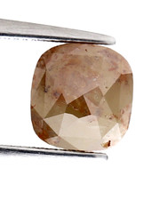 Diamant Naturel Loose 1,55cts 8,5mm Forme Ovale Rosecut Pour Bijoux